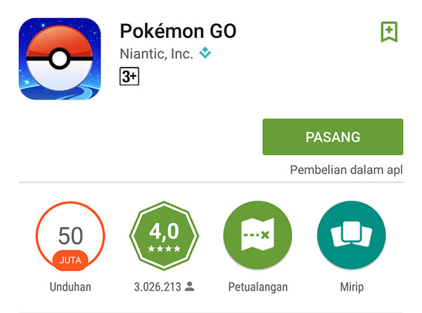 pokemon go rilis di indonesia