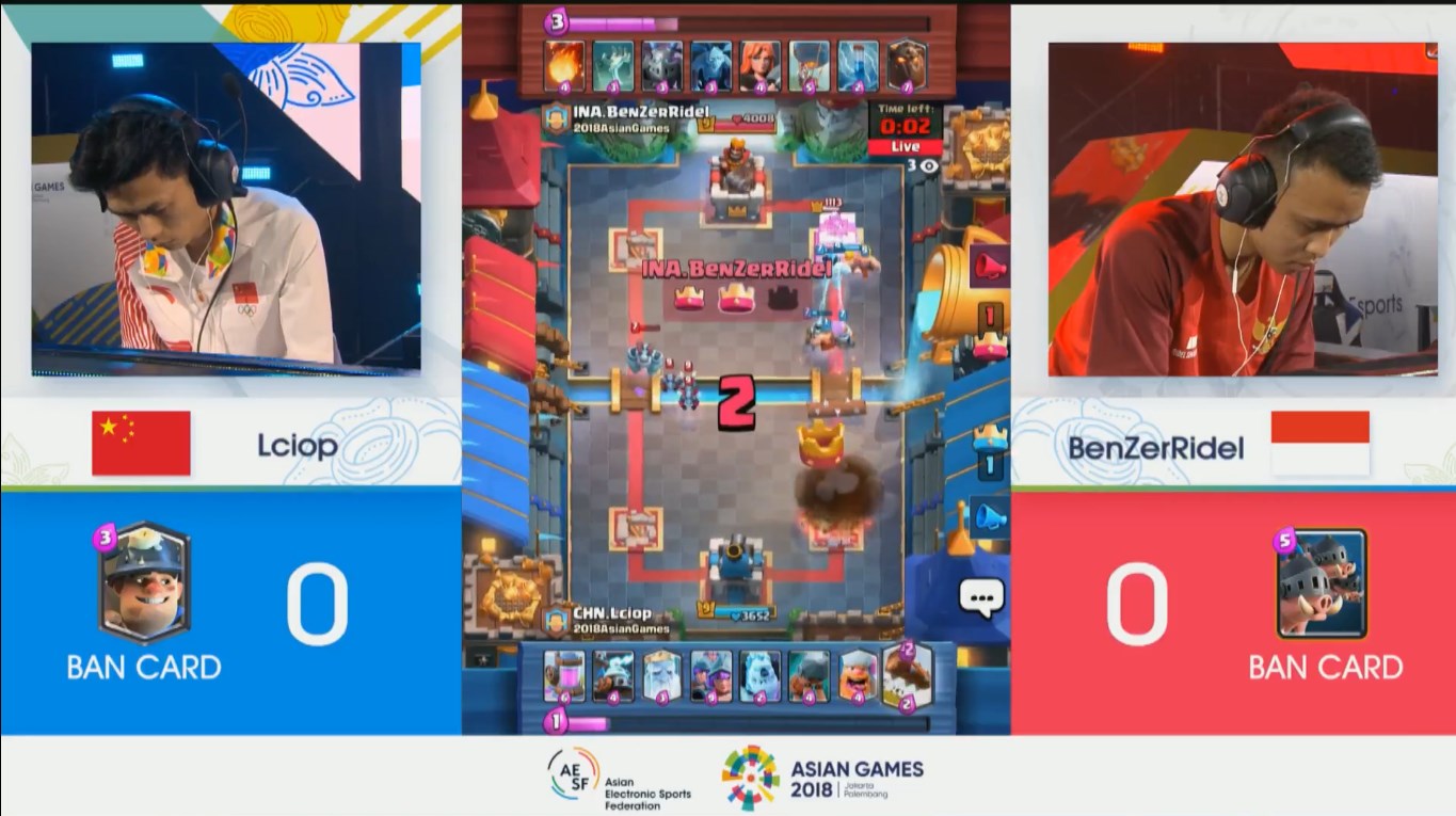 benzer ridel menang game pertama set ke dua