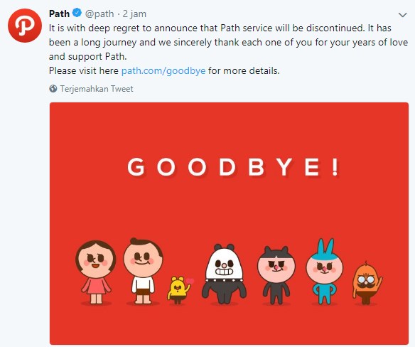 pesan terakhir dari path