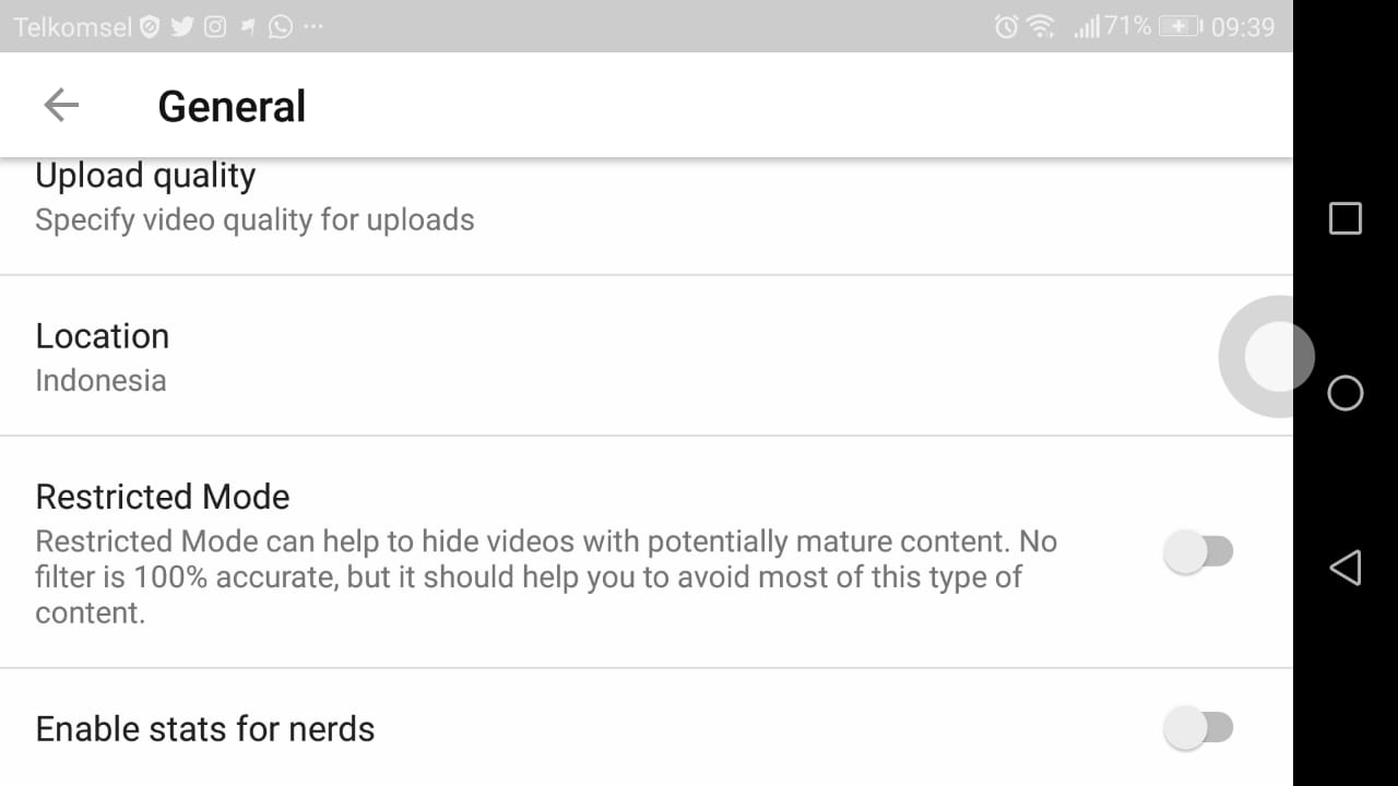 youtube restricted mode